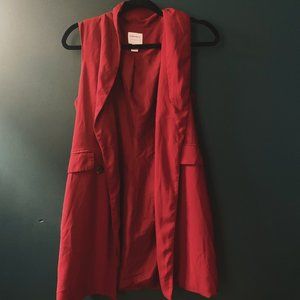 Sleeveless Long Blazer/Vest, Forever 21